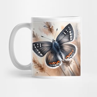 Black Hairstreak Artprint - Watercolor Butterfly Mug